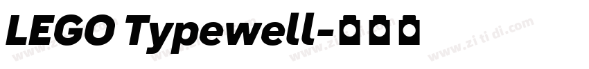 LEGO Typewell字体转换 LEGO Typewell字体转换